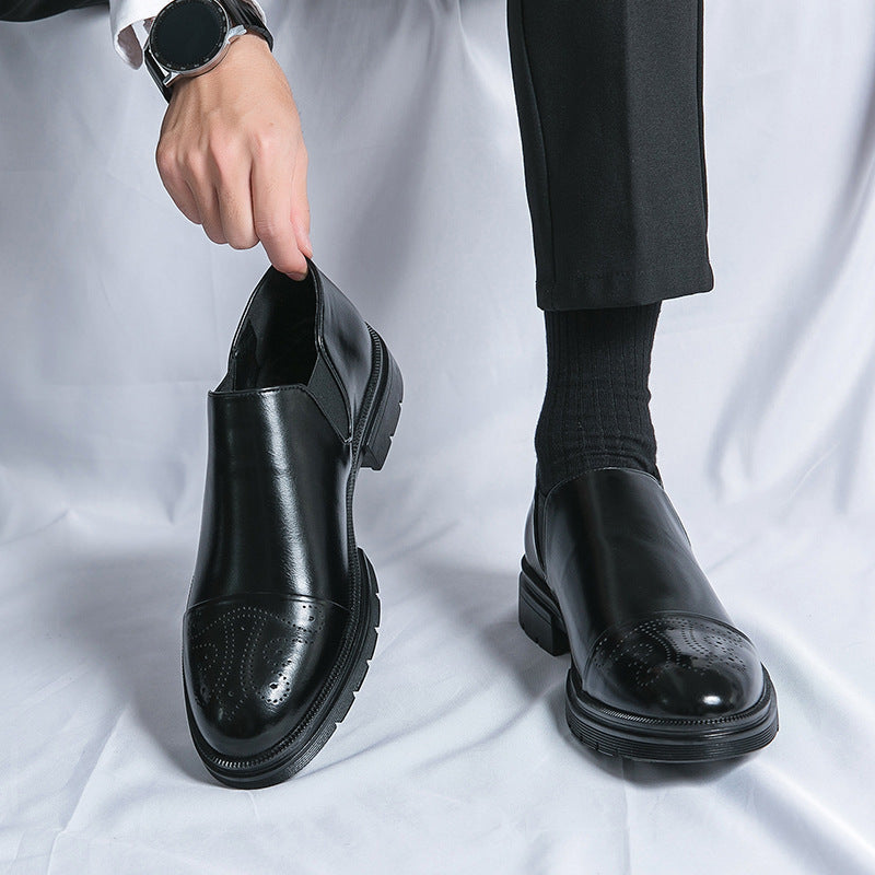Mokasyny Męskie Slip On | Klasyczne Półbuty Smart Casual