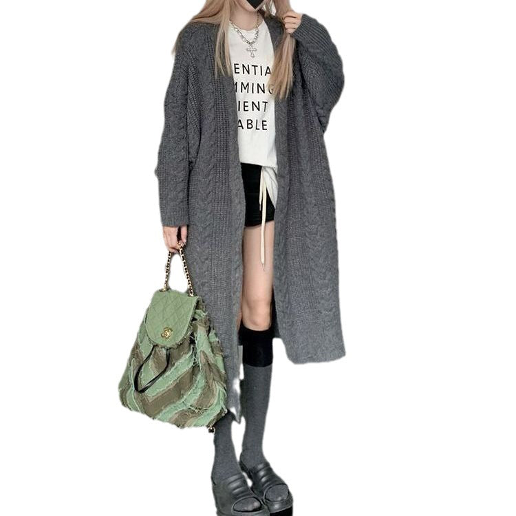 Kardigan Damski Długi w Stylu Oversize | Sweter Damski na Jesień i Zimę