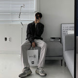 Męska Koszulka Polo z Długim Rękawem i Półzamkiem | Sweter Smart Casual