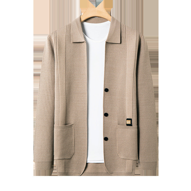 Kamizelka Męska Dzianinowa w Klasycznym Stylu Bez Rękawów | Elegancki Sweter