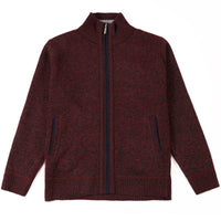 Męski Kardigan Rozpinany na Zamek w Klasycznym Stylu | Sweter Smart Casual