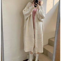 Kardigan Damski Długi w Stylu Oversize | Sweter Damski na Jesień i Zimę