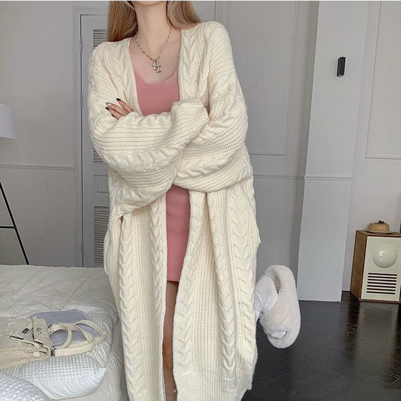 Kardigan Damski Długi w Stylu Oversize | Sweter Damski na Jesień i Zimę