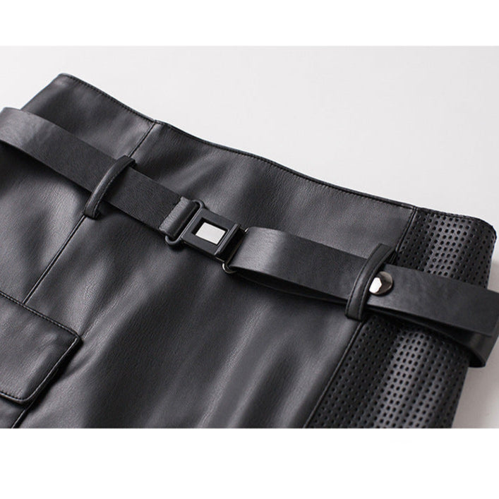 Damska Spódnica Midi z Wysokim Stanem i Paskiem | Elegancka Spódnica Damska