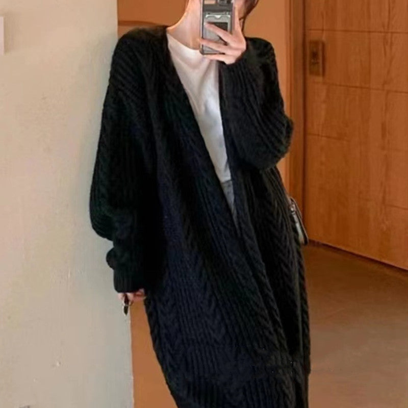 Kardigan Damski Długi w Stylu Oversize | Sweter Damski na Jesień i Zimę