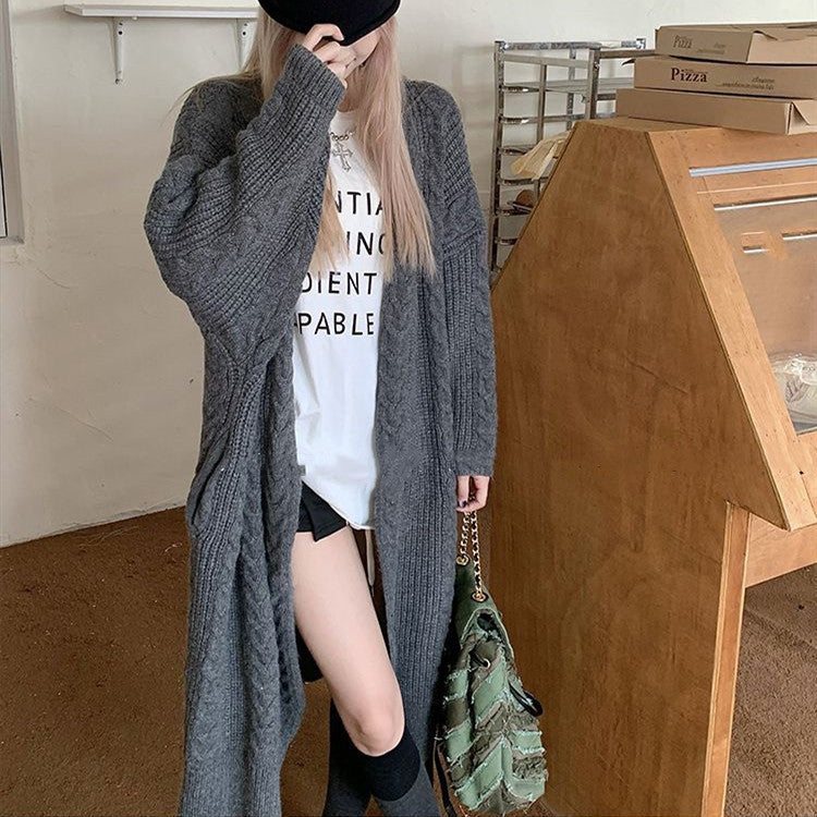 Kardigan Damski Długi w Stylu Oversize | Sweter Damski na Jesień i Zimę
