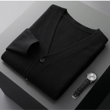 Kardigan Męski z Guzikami | Klasyczny Krój | Smart Casual | Lekka Warstwa na Cały Rok