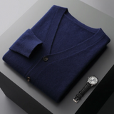 Kardigan Męski z Guzikami | Klasyczny Krój | Smart Casual | Lekka Warstwa na Cały Rok