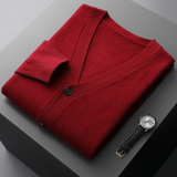 Kardigan Męski z Guzikami | Klasyczny Krój | Smart Casual | Lekka Warstwa na Cały Rok