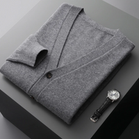 Kardigan Męski z Guzikami | Klasyczny Krój | Smart Casual | Lekka Warstwa na Cały Rok