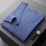 Kardigan Męski z Guzikami | Klasyczny Krój | Smart Casual | Lekka Warstwa na Cały Rok