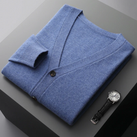 Kardigan Męski z Guzikami | Klasyczny Krój | Smart Casual | Lekka Warstwa na Cały Rok