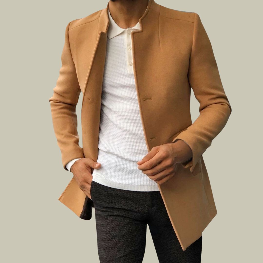 Kurtka Zimowa Męska w Klasycznym Stylu | Elegancka i Ciepła Kurtka Męska
