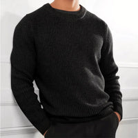 Sweter Męski z Okrągłym Dekoltem | Luźny Krój | Miękki i Stylowy | Idealny na Chłodne Dni