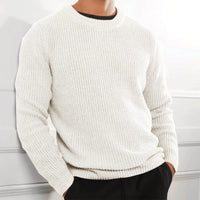 Sweter Męski z Okrągłym Dekoltem | Luźny Krój | Miękki i Stylowy | Idealny na Chłodne Dni
