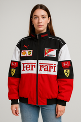 Kurtka Damska Bomberka w Stylu Motorsport | Kurtka Przejściowa na Wiosnę i Jesień