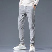 Spodnie męskie slim fit | Oddychająca tkanina | Styl casual-smart | Spodnie na co dzień