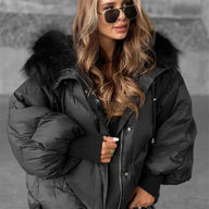 Zimowa kurtka damska z kieszeniami | Ciepła kurtka zimowa damska 