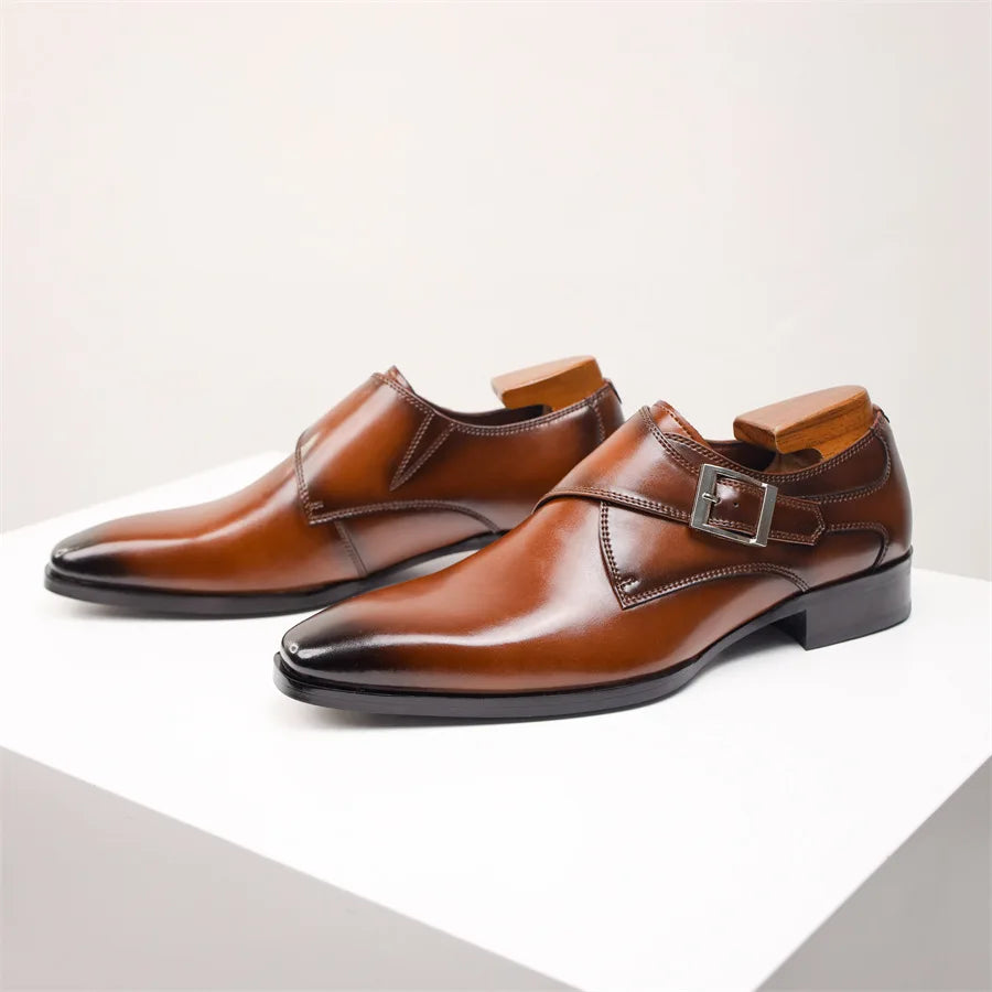 Eleganckie Buty Monk Strap | Klasyczny Styl | Wygodna Podeszwa