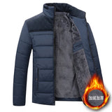 Kurtka Męska Pikowana Zimowa | Ciepła Parka w Stylu Casual