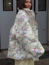 Zimowa kurtka damska w technologii ochronnej o kroju | Ciepła kurtka zimowa damska 