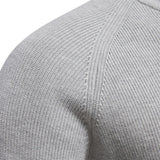 Sweter Męski z Półzamkiem | Lekka Dzianina | Ściągacze | Styl Smart Casual