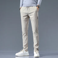 Spodnie męskie slim fit | Oddychająca tkanina | Styl casual-smart | Spodnie na co dzień