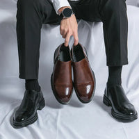 Mokasyny Męskie Slip On | Klasyczne Półbuty Smart Casual