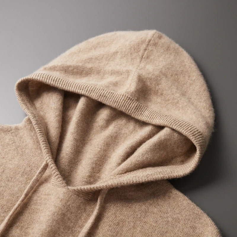 Bluza z Kapturem Męska | Minimalistyczny Styl | Lekka Warstwa | Smukły Krój