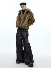 Męska krótka kurtka zimowa z wykładanym kołnierzem | Ciepła kurtka na chłodne dni