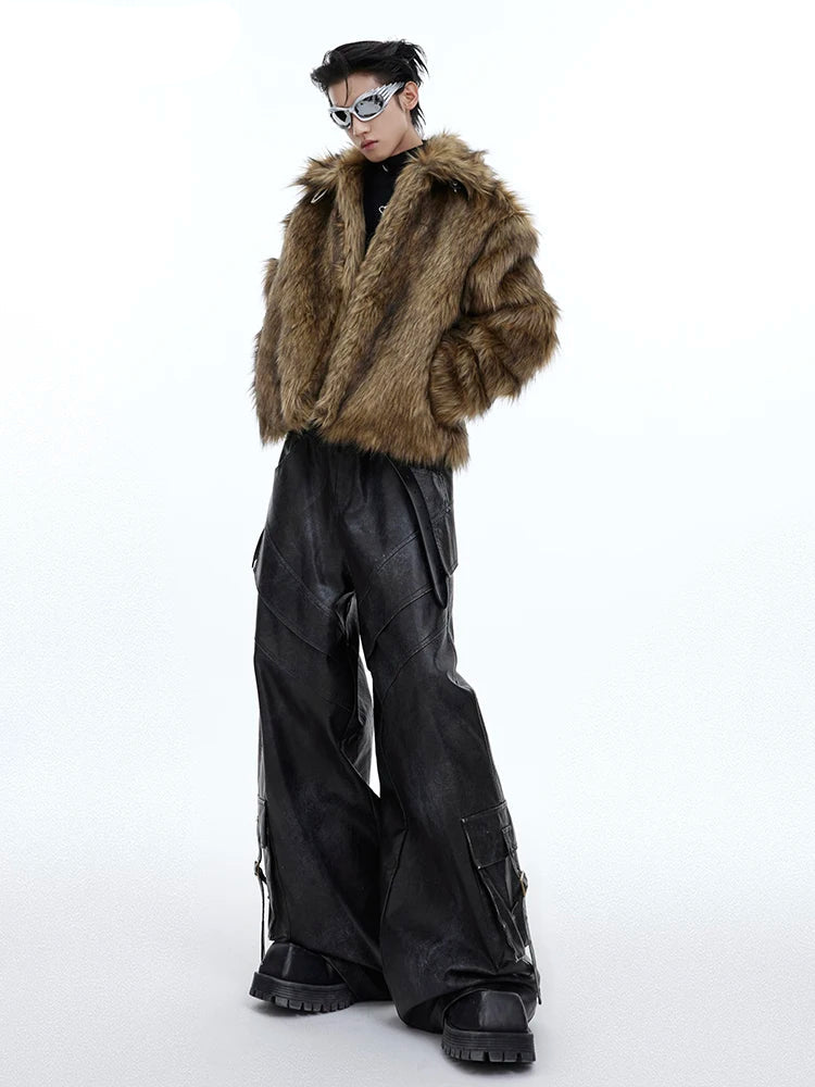 Męska krótka kurtka zimowa z wykładanym kołnierzem | Ciepła kurtka na chłodne dni