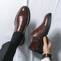 Mokasyny Męskie Slip On | Klasyczne Półbuty Smart Casual