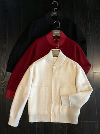 Męska kurtka przejściowa zapinana na guziki z kołnierzem | Stylowa kurtka na jesień