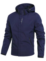 Kurtka Softshell Męska z Kapturem | Lekka Wiatroodporna Kurtka Outdoor