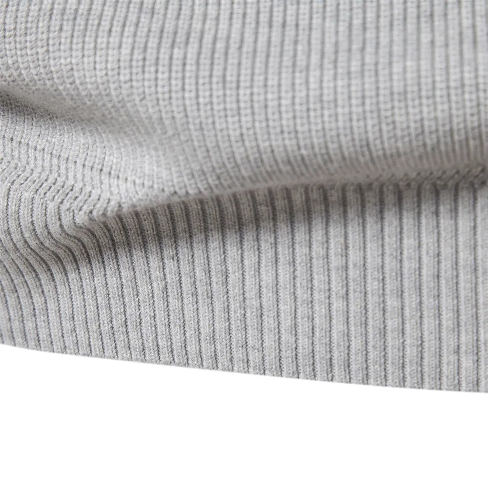 Sweter Męski z Półzamkiem | Lekka Dzianina | Ściągacze | Styl Smart Casual