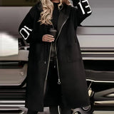 Płaszcz Damski z Kapturem i Wiązaniem w Talii | Zimowa Kurtka Damska z Kapturem