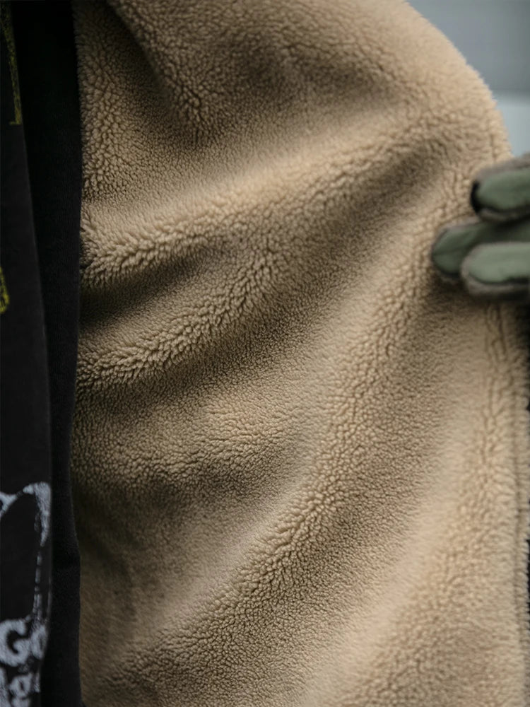 Męska kurtka zimowa o luźnym kroju z wysokim kołnierzem | Kurtka na chłodne dni