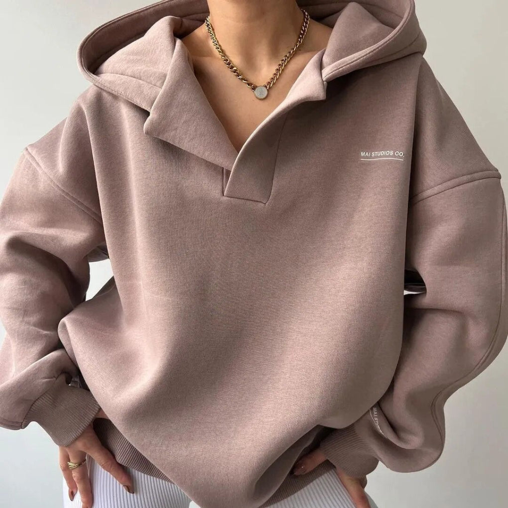 Bluza Damska Zimowa z Kapturem | Ciepła i Stylowa Hoodie na Chłodne Dni