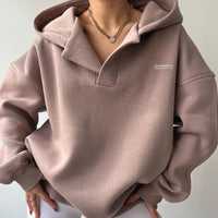 Bluza Damska Zimowa z Kapturem | Ciepła i Stylowa Hoodie na Chłodne Dni