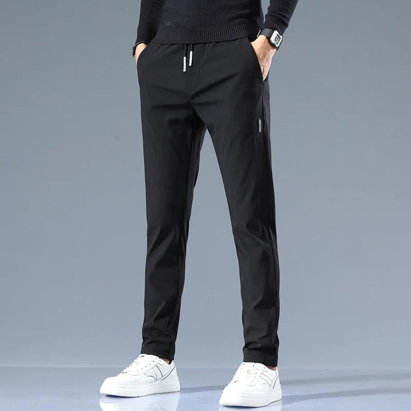 Spodnie męskie slim fit | Oddychająca tkanina | Styl casual-smart | Spodnie na co dzień