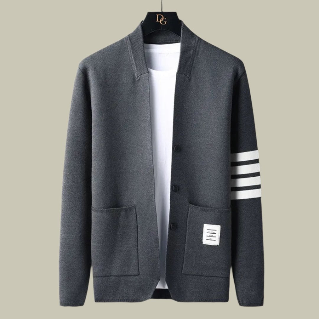 Męski Kardigan z Klasycznym Zapięciem na Guziki | Elegancki Sweter na Każdą Porę Roku