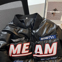 Męska kurtka zimowa w stylu streetwear z nadrukiem | Ciepła kurtka na zimę 