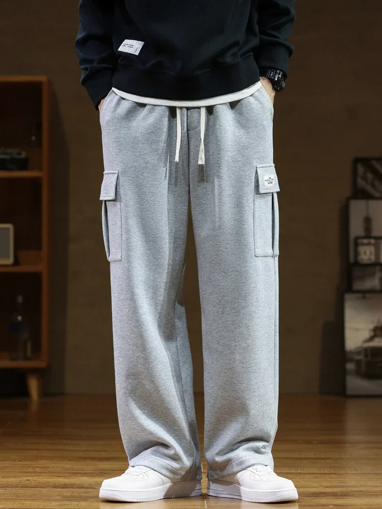 Spodnie dresowe cargo | Luźny krój | Wygodne kieszenie | Styl streetwear