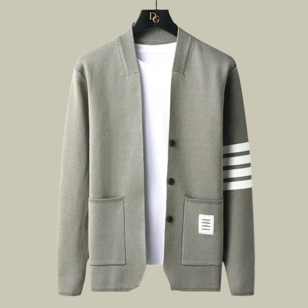 Męski Kardigan z Klasycznym Zapięciem na Guziki | Elegancki Sweter na Każdą Porę Roku