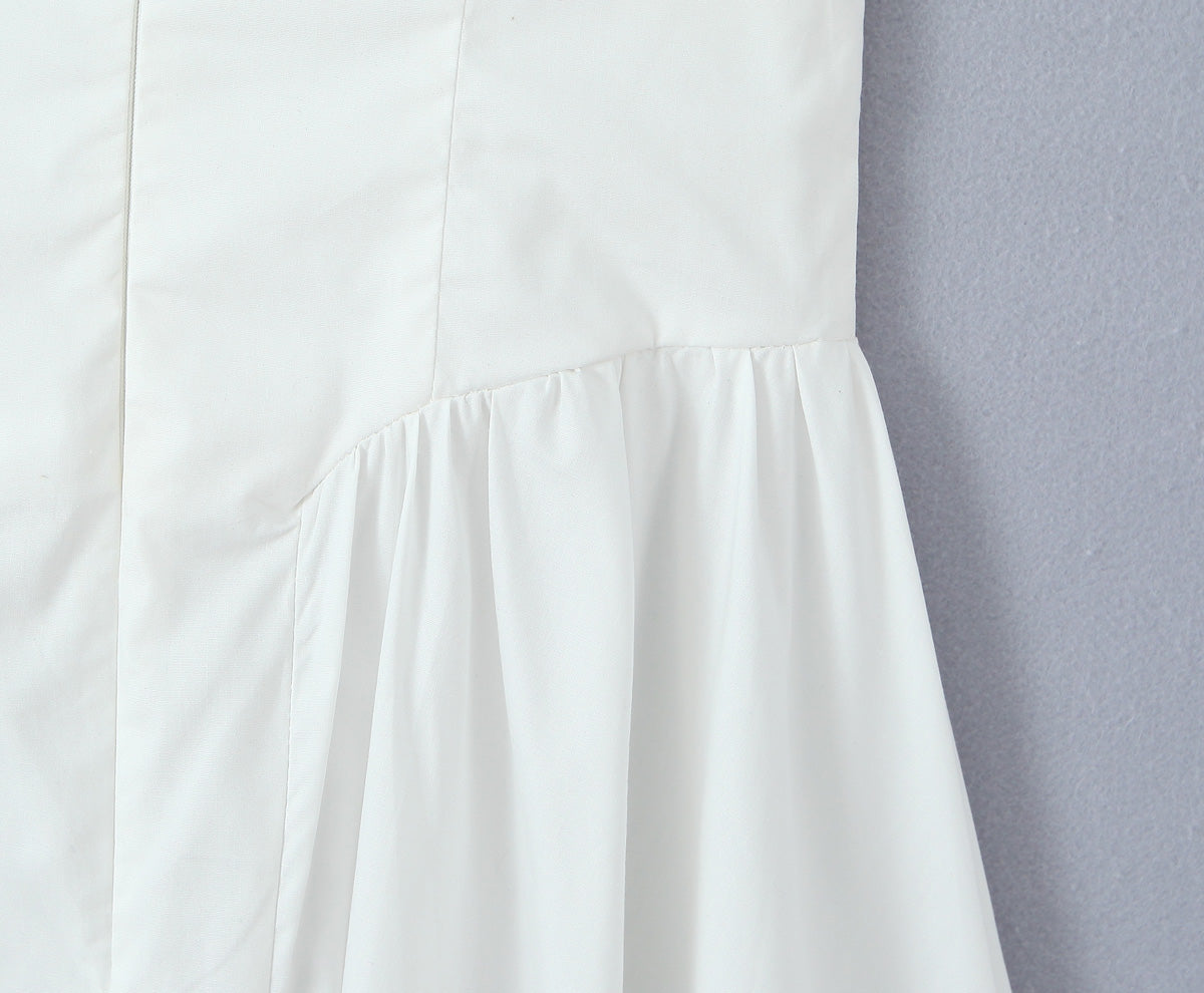 Sukienka Gorsetowa Bez Rękawów | Elegancka Sukienka Wieczorowa na Wesele