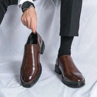 Mokasyny Męskie Slip On | Klasyczne Półbuty Smart Casual