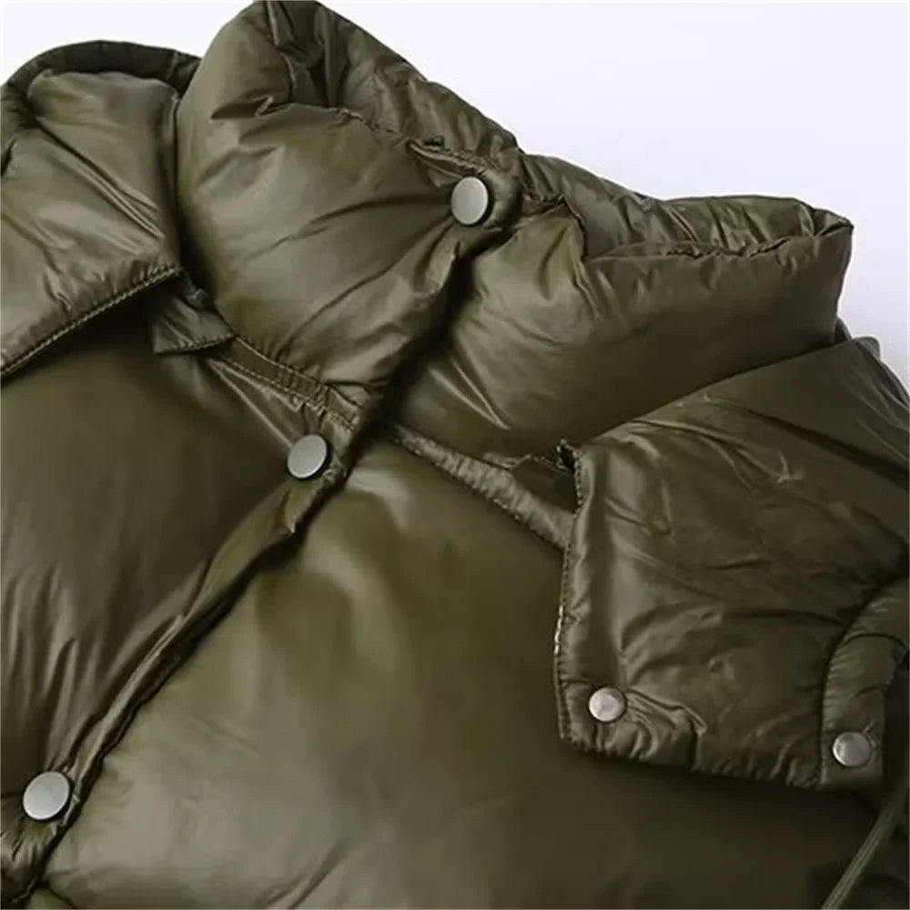 Kurtka Puchowa Damska z Kapturem | Zimowa Kurtka Damska o Ponadczasowym Kroju