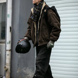 Męska kurtka zimowa o luźnym kroju z wysokim kołnierzem | Kurtka na chłodne dni