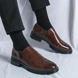 Mokasyny Męskie Slip On | Klasyczne Półbuty Smart Casual