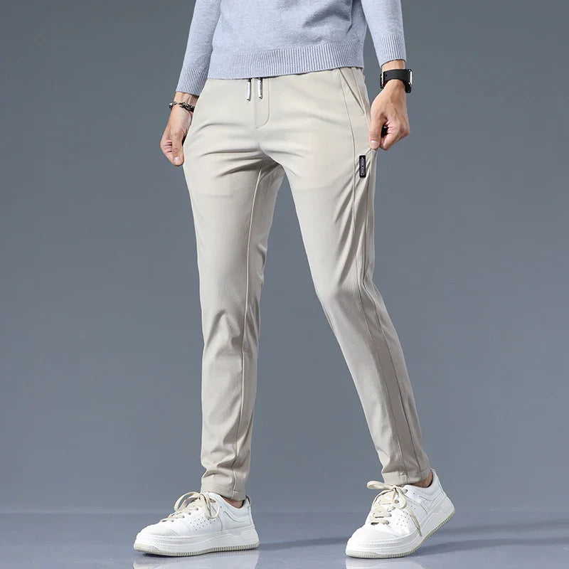 Spodnie męskie slim fit | Oddychająca tkanina | Styl casual-smart | Spodnie na co dzień